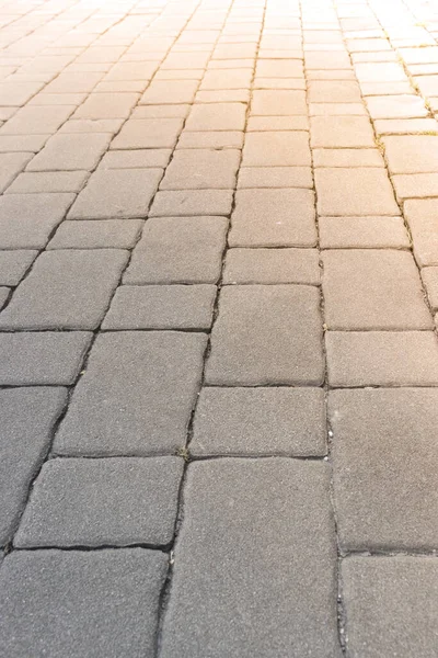 Yürüyüş Için Gri Tuğlalı Beton Blokların Arkaplanı — Stok fotoğraf