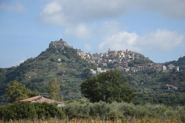 Кастільйоне Сицилія Cicyy Castigghiuni Diseilia Mounta Mounta Mountains High Mountains — стокове фото