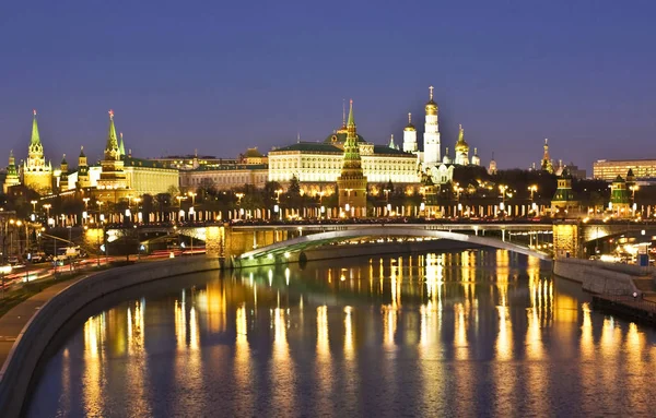 Moskau Kreml Festung Mit Kreml Palast Und Kathedralen Inneren Mit — Stockfoto