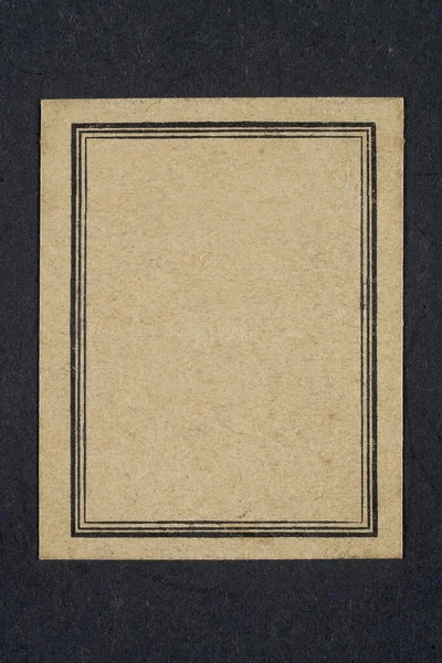Вправа Книга Старий Чорний Міткою Пожовклий Рамка Чорний — стокове фото