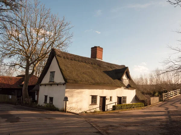 Vecchio Retrò Unico Cottage Casa Flatford Dedham England — Foto Stock