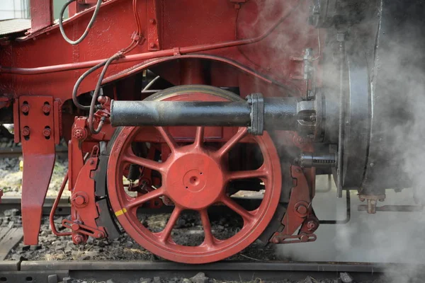 古い蒸気機関車鉄道車両 — ストック写真
