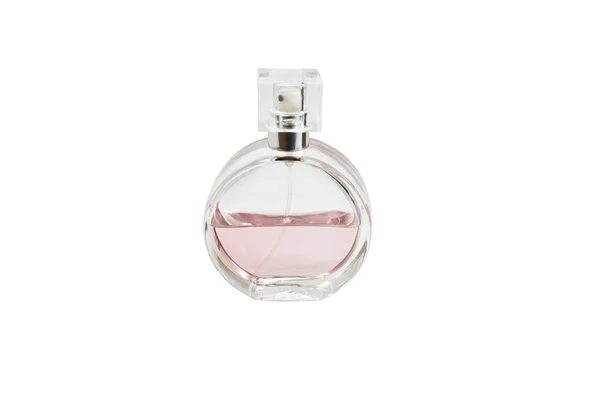 Frasco Perfume Isolado Sobre Fundo Branco — Fotografia de Stock