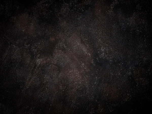 Parede Concreto Preto Cimento Escuro Grunge Fundo Com Espaço Cópia — Fotografia de Stock