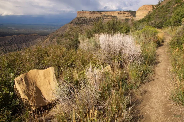 Knife Edge Trail Mesa Verde Colorado Usa — Foto de Stock