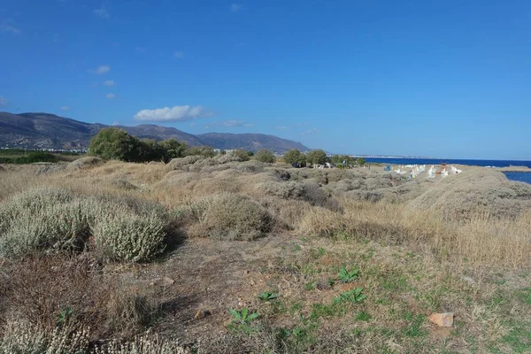 Paisagem Dunas Creta — Fotografia de Stock