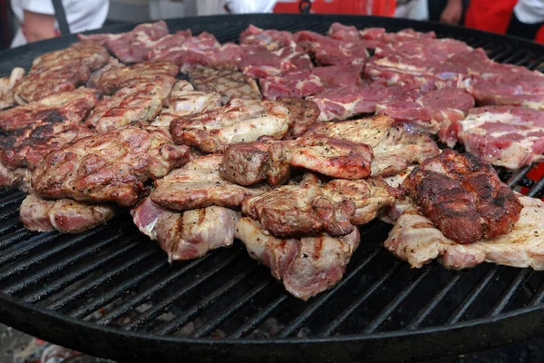 Varkensvlees Vlees Vlees Voedsel — Stockfoto