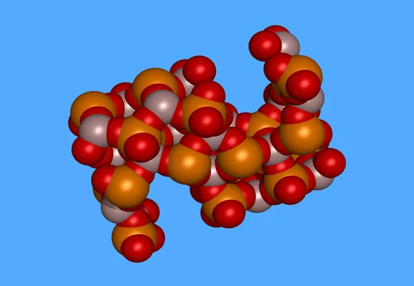 抽象分子结构 原子和生物技术 — 图库照片