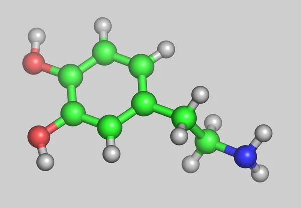 Estructura Molecular Átomos Biotecnología —  Fotos de Stock