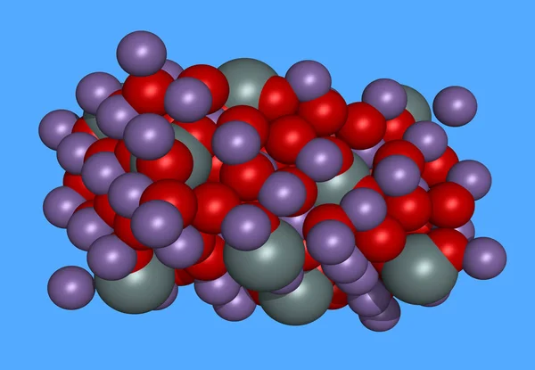 Moleculestructuur Atomen Biotechnologie — Stockfoto