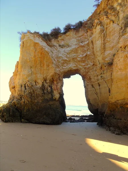 Portekiz Deki Lagos Algarve Dünyanın Güzel Manzaralarından Biridir — Stok fotoğraf
