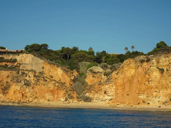 포르투갈의 라고스에 알가르베는 세계에서 아름다운 풍경중 하나입니다 — 스톡 사진