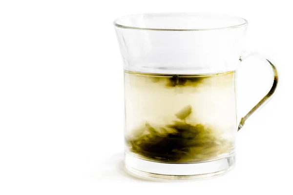 Jasmin Tea Transparent Mug — Stock Photo, Image