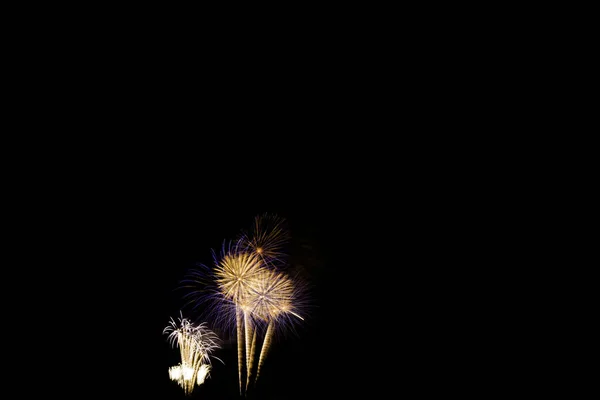 Fireworks Display Night London Egyesült Királyság — Stock Fotó