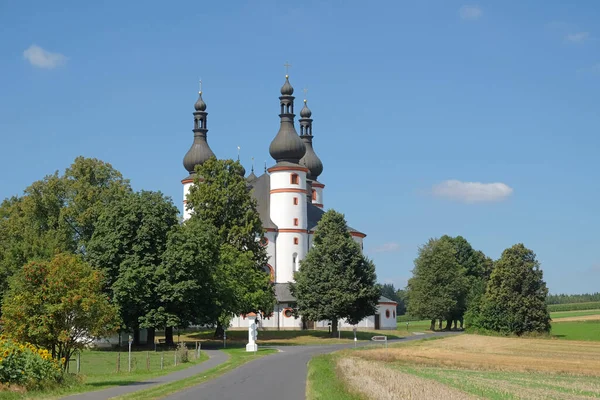 Szentháromság Templom Kappl Waldsassen Bajorországban Németország — Stock Fotó