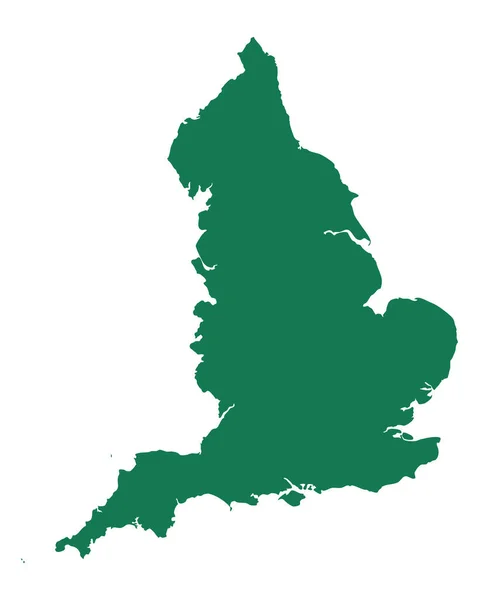 Mapa Anglii Ilustracja Geograficzna — Zdjęcie stockowe
