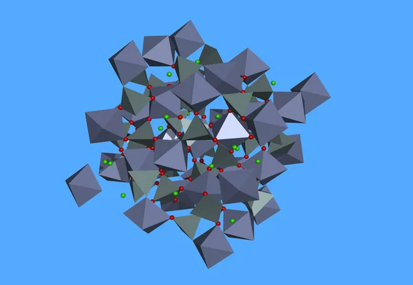 Estructura Molecular Átomos Biotecnología — Foto de Stock