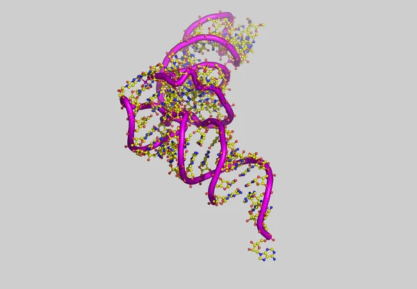 Molecular Structure Computer Graphics — Stock Photo, Image