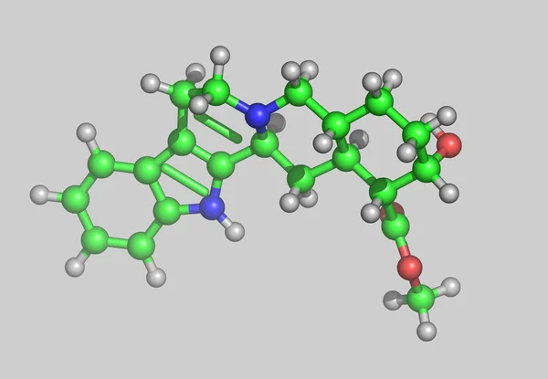 Estructura Molecular Gráficos Por Ordenador —  Fotos de Stock