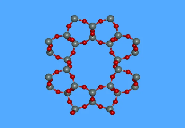 Molekül Yapısı Atomlar Biyoteknoloji — Stok fotoğraf