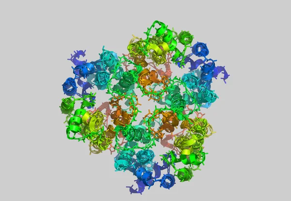 Molecule Structure Atoms Biotechnology — Stock Photo, Image