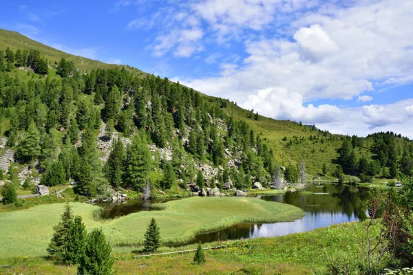 Vue Panoramique Sur Magnifique Paysage Alpin — Photo