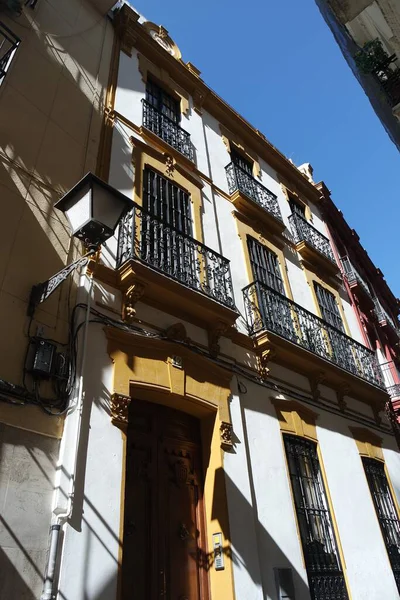 Vista Beco Sevilha Andaluzia — Fotografia de Stock