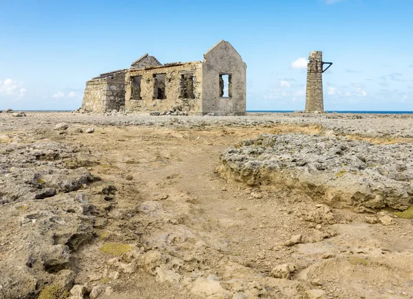 Abandoned Lighthouse Malmok Bonaire Netherlands Antilles — Stock Photo, Image
