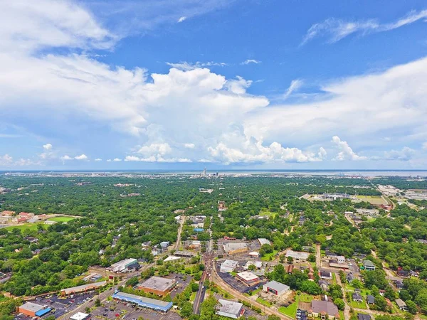 阿拉巴马州莫比尔的空中景观 — 图库照片