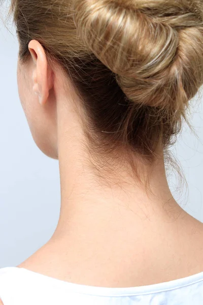 Nape Young Woman Neck — Stock Photo, Image