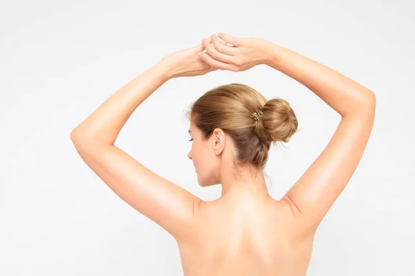 Woman Showing Her Back — Stock Photo, Image