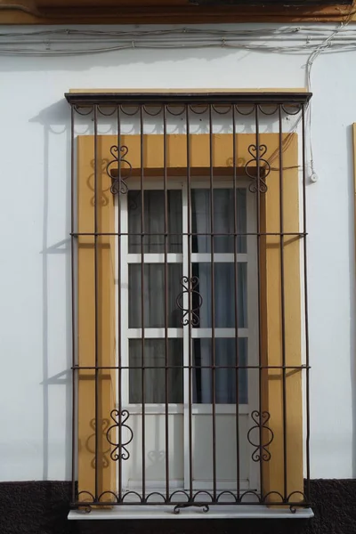 Door Grid Spain Andalusia — Stock Photo, Image
