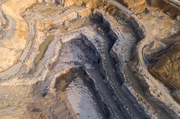 Aerial View Quarry — Stock Photo, Image