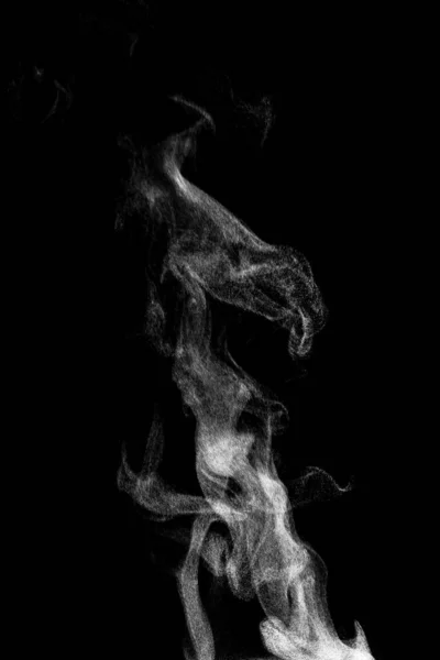 Black Smoke Dark Background — Stock Photo, Image
