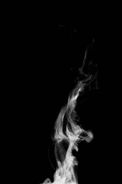 Abstrakter Rauch Auf Schwarzem Hintergrund — Stockfoto