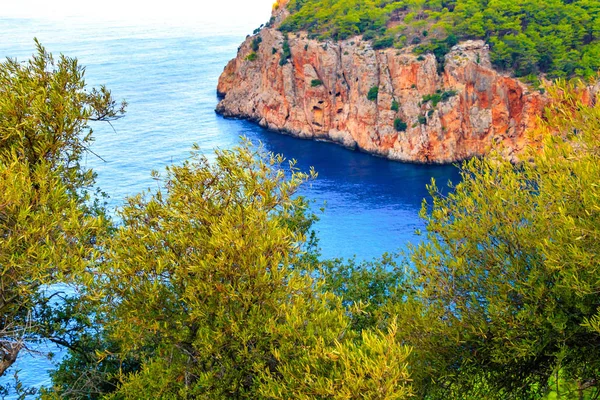 Antalya Havet Landskap Utsikt — Stockfoto
