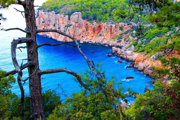 Vista Paisagem Mar Antalya — Fotografia de Stock