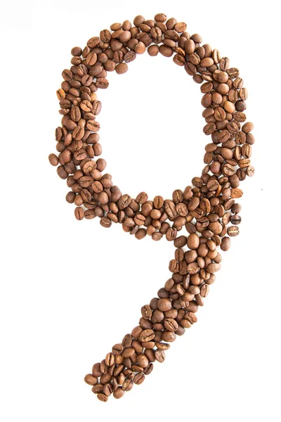 Coffee Number Coffee Seeds Beans Royalty Free Stock Photos