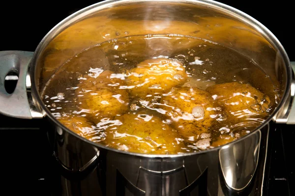 Potatoes Cooking Pot — Stock Photo, Image