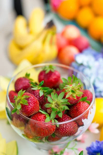 Dieta Saudável Frutas Frescas — Fotografia de Stock