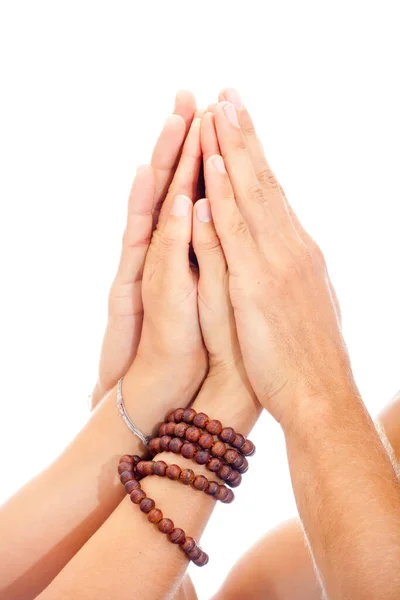 Yoga Hände Gesund Leben — Stockfoto