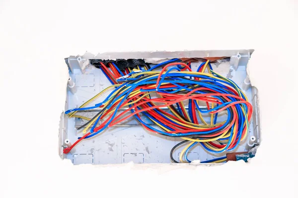 Electrical Connection Wall — Stock Photo, Image