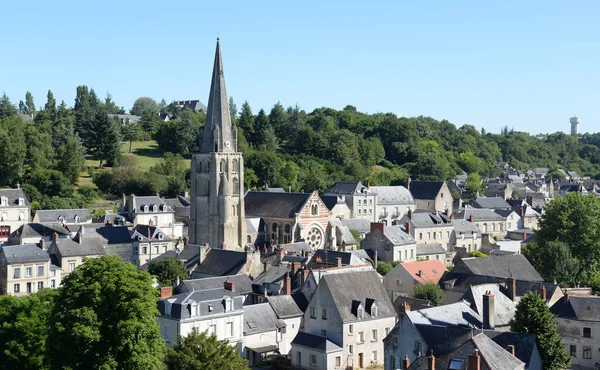 Kościół Dolina Loary Francja Langeais Warto Zobaczyć Interesujące Miejsce Architektura — Zdjęcie stockowe