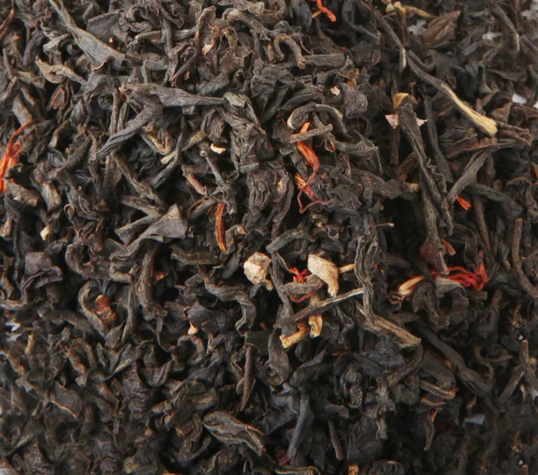 白を背景に一列に並んだ紅茶 — ストック写真