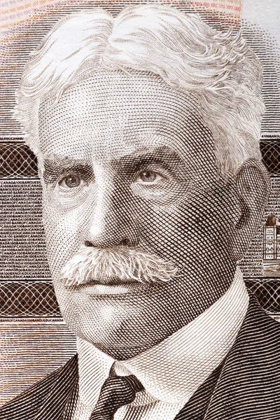 Robert Borden Portrait Canadian Money — 스톡 사진