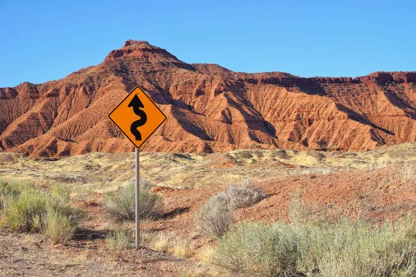 Viaggiando Sulla Strada Anello Montagna Sal Utah — Foto Stock