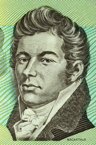 John Macarthur Retrato Velho Dinheiro Australiano — Fotografia de Stock