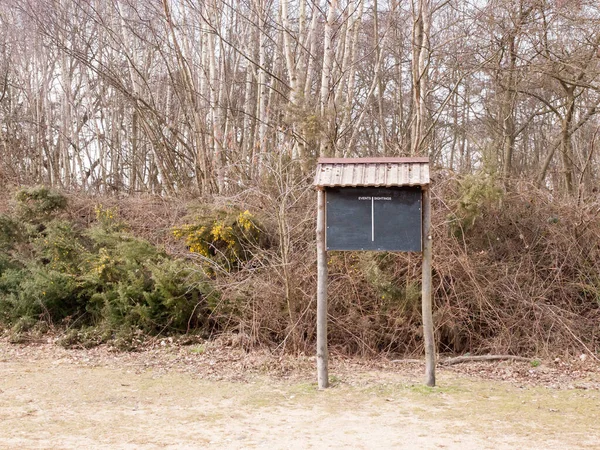 Kreidetafel Draußen Naturschutzgebiet — Stockfoto