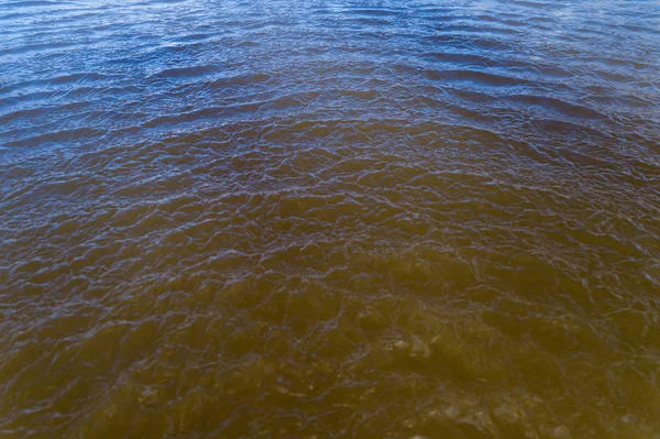 Drone Παράγει Κύματα Μια Λίμνη — Φωτογραφία Αρχείου