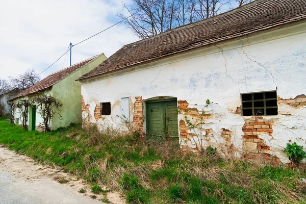 Starý Vinný Sklep Pro Skladování Zrání Vína — Stock fotografie